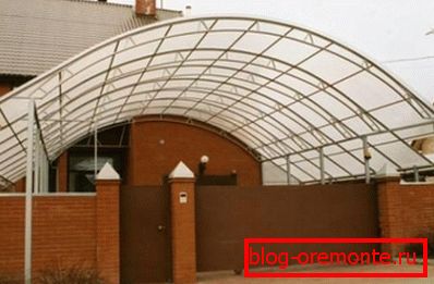 Аркадна конструкция от велпапе