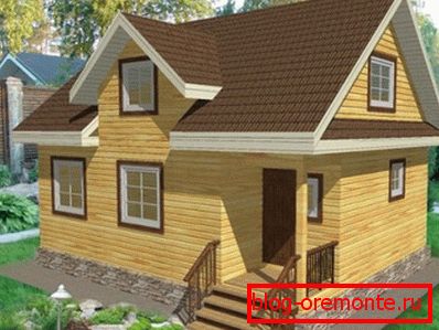 3D проект на къща с таванско помещение 3D проект на къща с таванско помещение