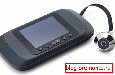 DVR в шпионката на вратата