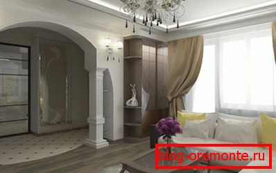 Дизайн на хол с арка