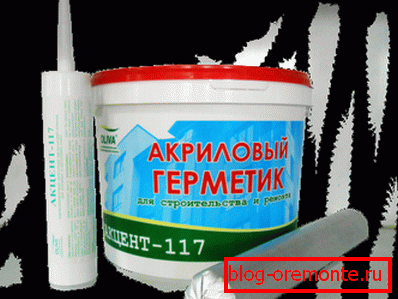 Акрилен уплътнител за запечатване на фуги в бетон Accent 117