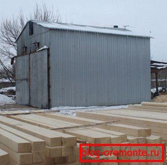 Хангар със сушилня