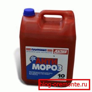 Антифриза за бетон