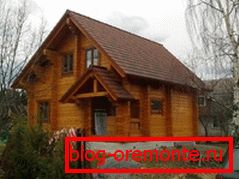 Вилата може да бъде построена от тънък дървен материал. Вилата може да бъде построена от тънък дървен материал.