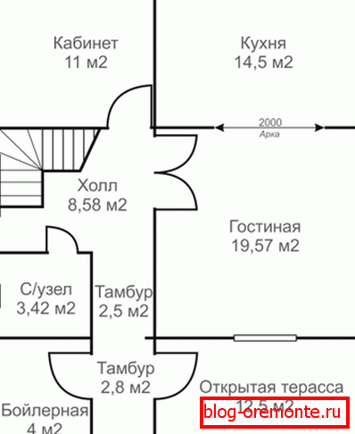 Къща 8х10 с двумя этажами Къща 8х10 с двумя этажами
