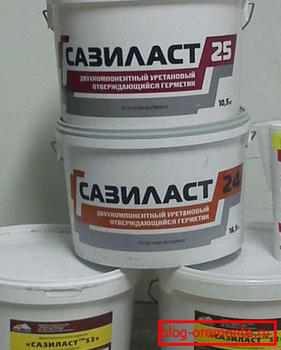 Двукомпонентен уплътнител для бетонных полов Сазиласт