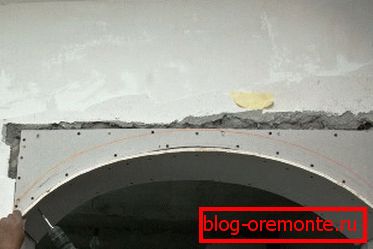 форми на арки от гипсокартон