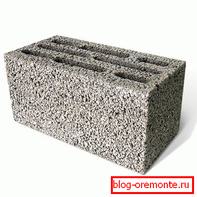 Снимка на стандартен глобито-бетон блок, който е широко използван Снимка на стандартен глобито-бетон блок, който е широко използван
