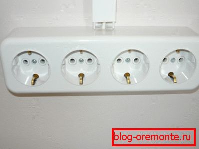 Снимка на инсталирания изход на четири изхода Снимка на инсталирания изход на четири изхода