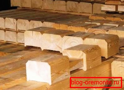 Готов стенен комплект от типична къща от профилирани греди