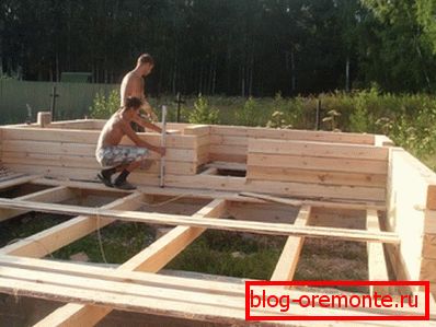 Използване на греда за изграждане на къща Използване на греда за изграждане на къща