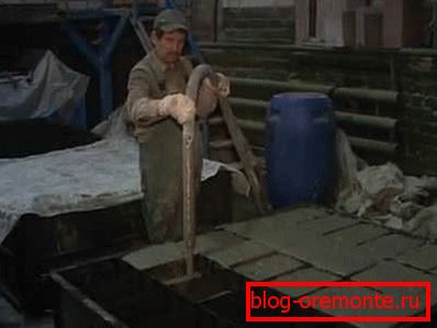 Изготовление блоков из пенобетон заливкой в формы Изготовление блоков из пенобетон заливкой в формы