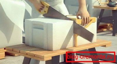 Как да използвате гон за рязане на газобетон