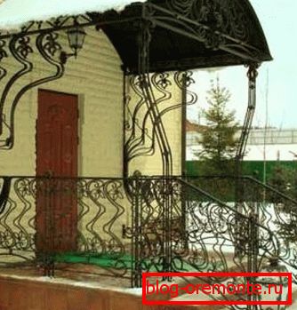 веранда от камък