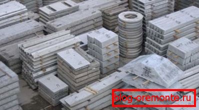 Аматьорски снимки на различни продукти от този материал, които също могат да се наричат ​​бетонни камъни