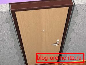 Добър пример за рамка на вратата интериорни врати как да инсталирате