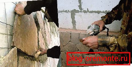 Монтаж на естествен камък