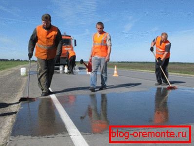 Приложение на укрепваща емулсия Приложение на укрепваща емулсия