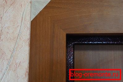 Завършване на отвора с MDF Завършване на отвора с MDF
