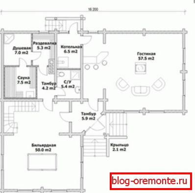 Планиране на пространството на първия етаж