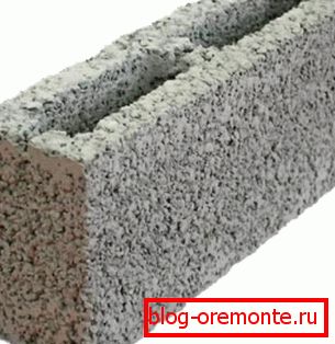 Дъбовидно-глинесто-бетонен преграден блок. Дъбовидно-глинесто-бетонен преграден блок.