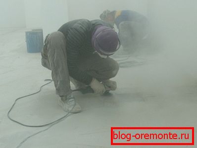 Шлифоване на бетонен под с вашите ръце у дома Шлифоване на бетонен под с вашите ръце у дома