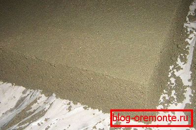 Звукоизолираща плаваща циментова замазка