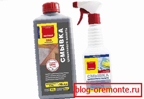Измиване на цимент