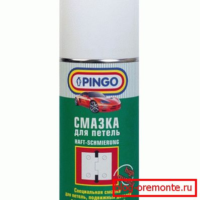 Състав за смазване на бримки и брави Състав за смазване на бримки и брави