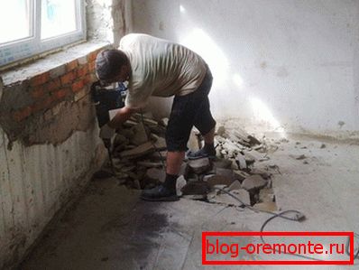 Премахване на старото покритие