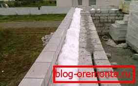 Използването на течна пяна за изолиране между зидарията