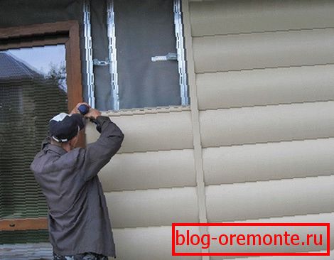 Виниловый сайдинг под блок-хаус