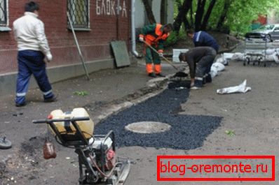 Възстановяване на покритието след ремонт Възстановяване на покритието след ремонт