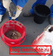 Смесване на разтвора Смесване на разтвора