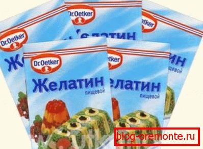 Желатин храна Желатин храна